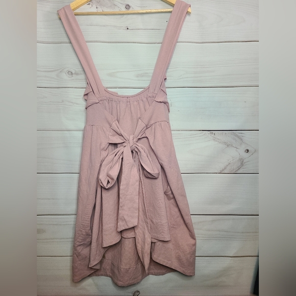 Free People Valley Mini Beach Dress Pink Size Large 💗 - Picture 3 of 5